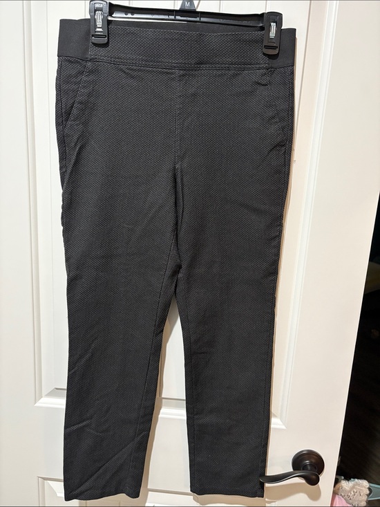 Simply Vera Vera Wang Pants - Women’s Black Textured Stretch Dress Pants